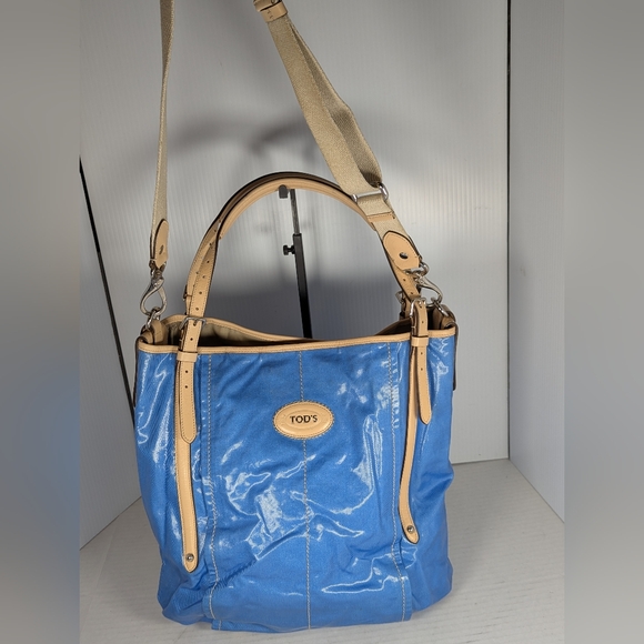 Tod's G line sacca coated canvas Tote handbag - Picture 2 of 14